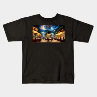 Night at the cafe Kids T-Shirt